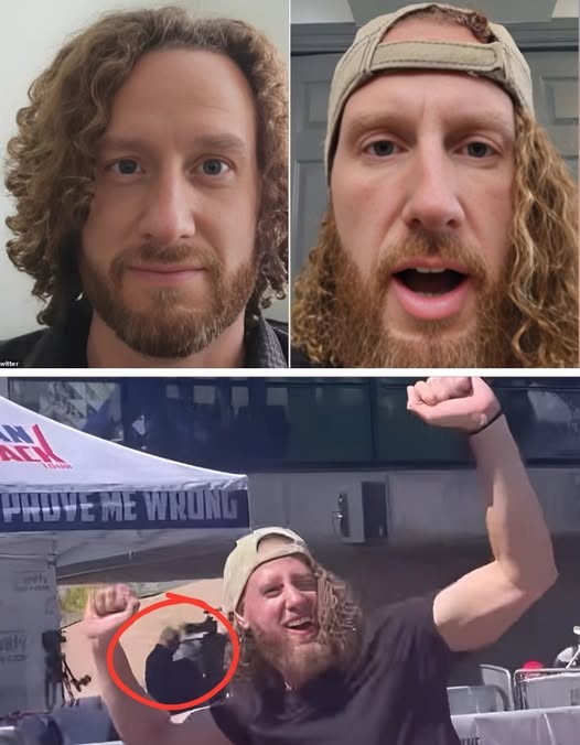 Mystery Bearded Man Seen Cheering And Looking Back After Charlie Kirk Assassination!